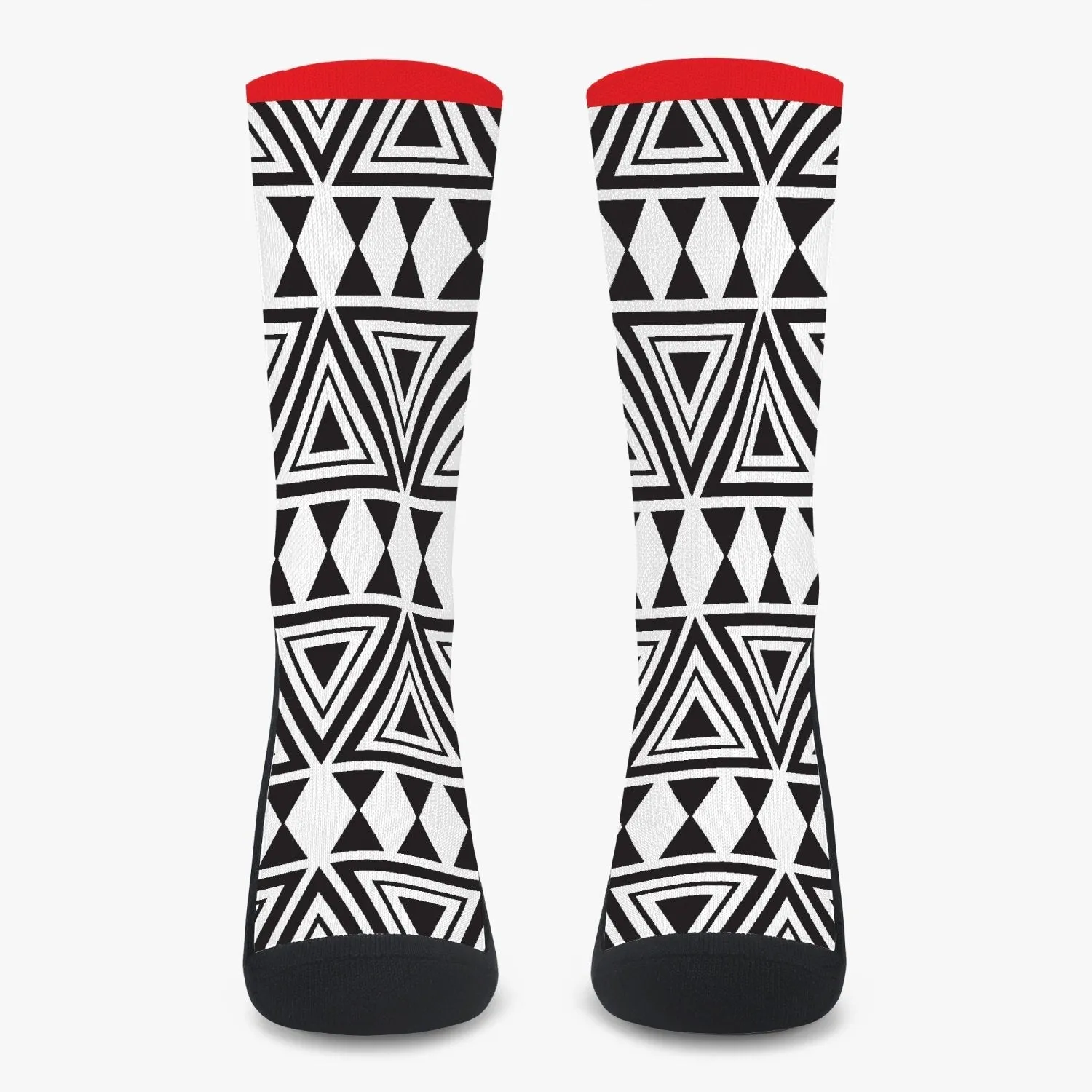 Afrocentric Geo Reinforced Sports Socks
