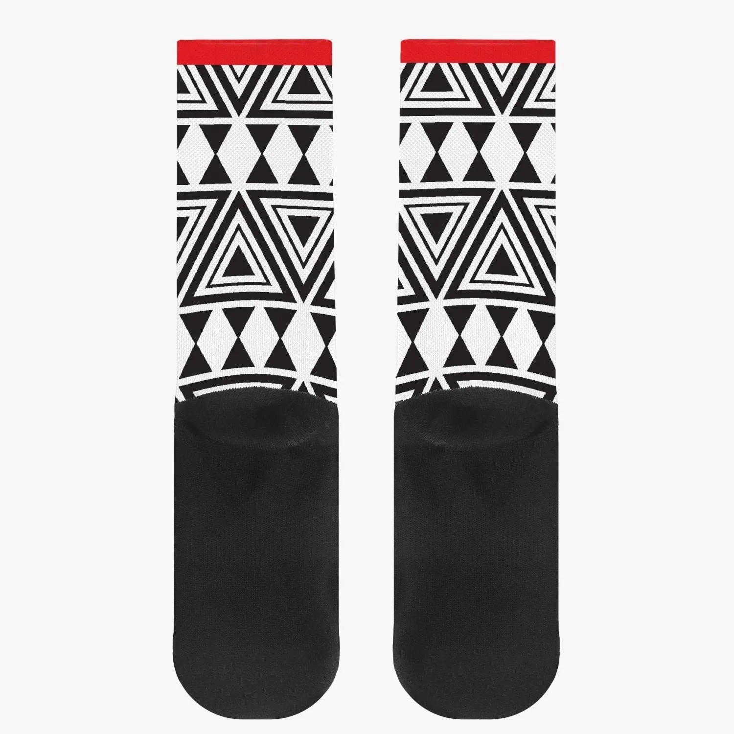Afrocentric Geo Reinforced Sports Socks