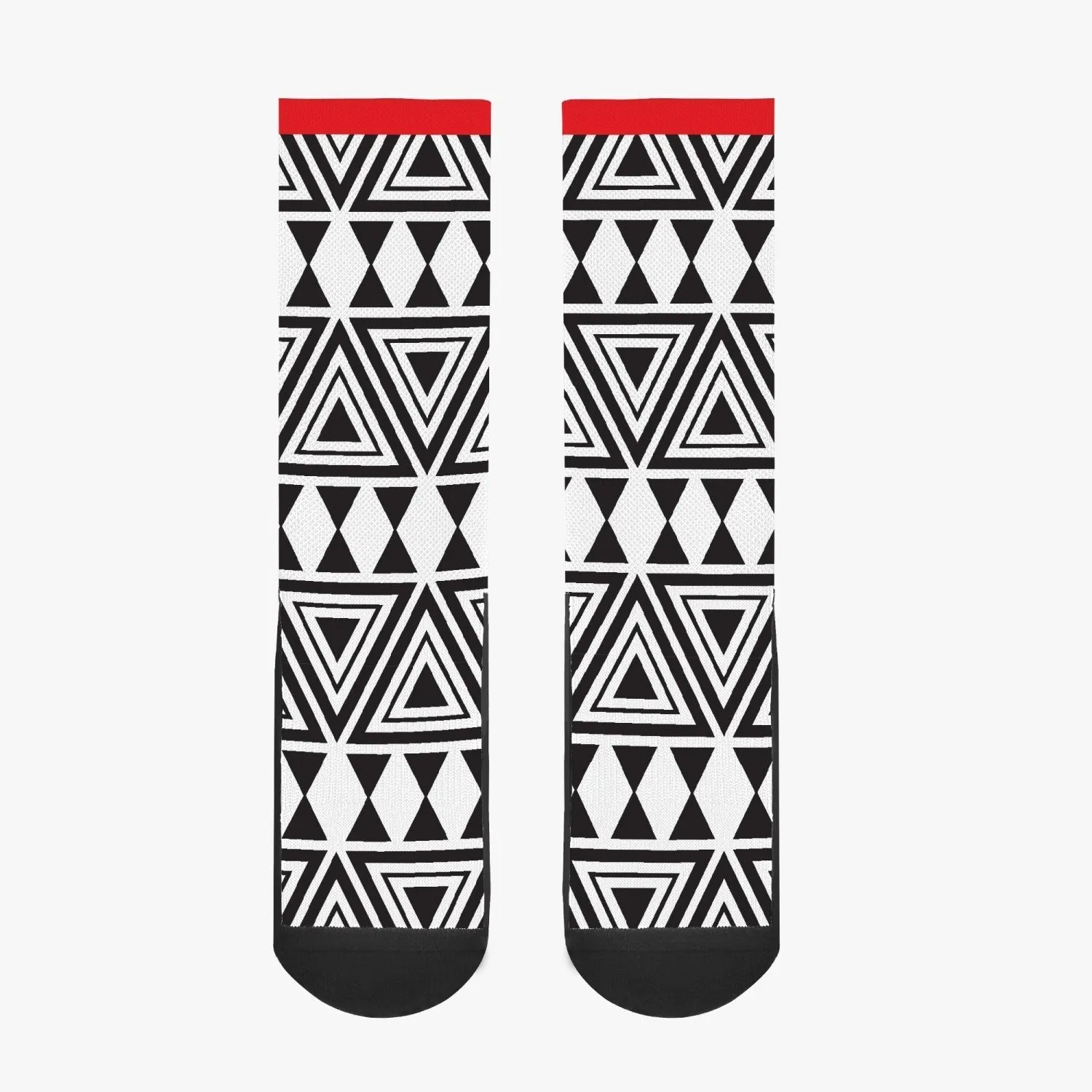 Afrocentric Geo Reinforced Sports Socks