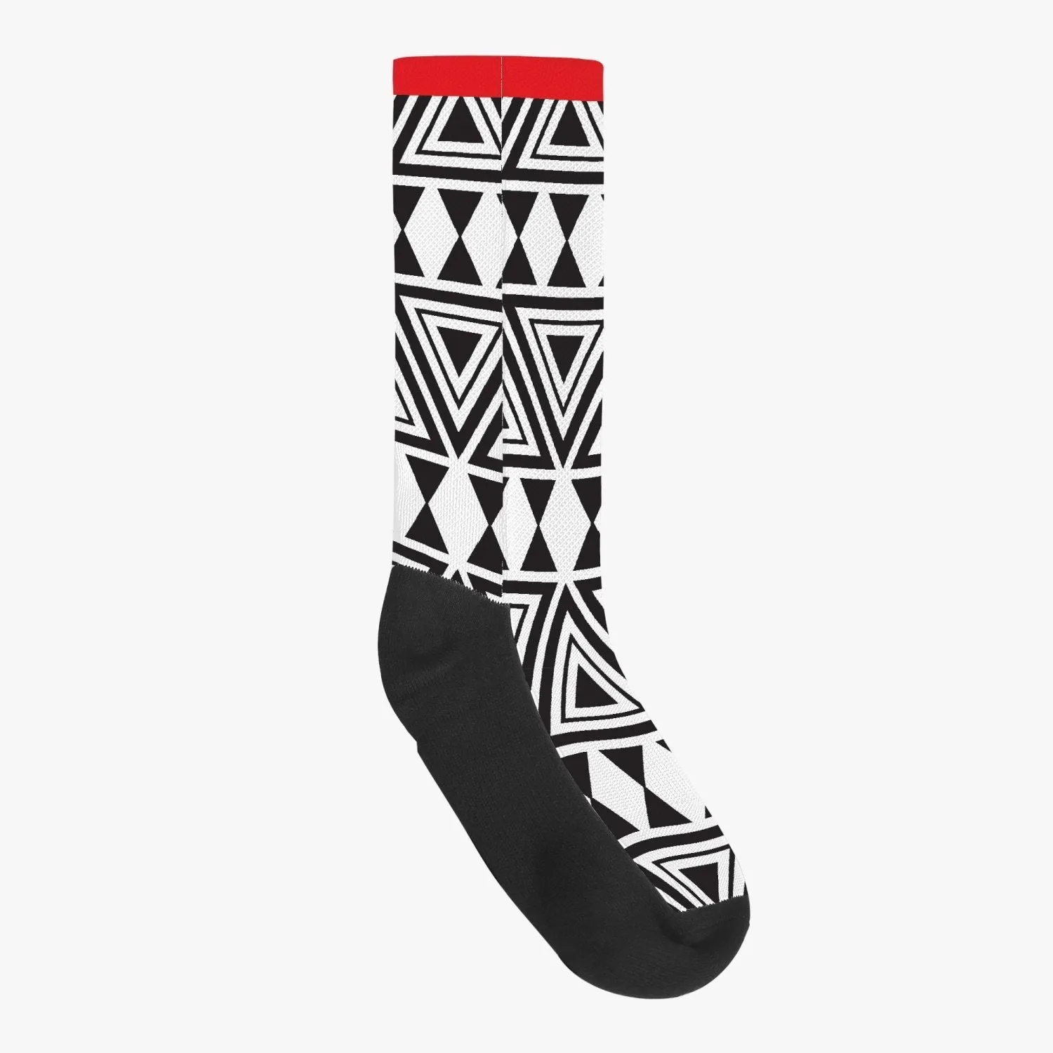 Afrocentric Geo Reinforced Sports Socks