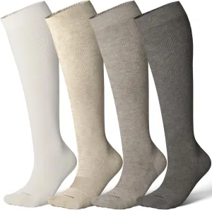 LEVSOX Viscose for Bamboo Compression Socks for Women&Men 20-30 mmHg Knee High Cute Support Socks for Nurses Pregnacy Travel