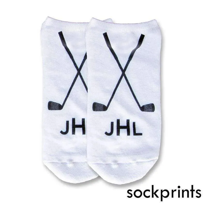 Personalized Custom Golf Socks: Monogram Golf Club 3 Pr Set