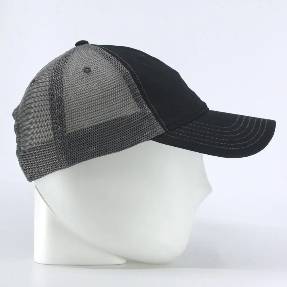 The Vintage Year Washed Cotton Unstructured Soft Mesh Adjustable Trucker Baseball Cap