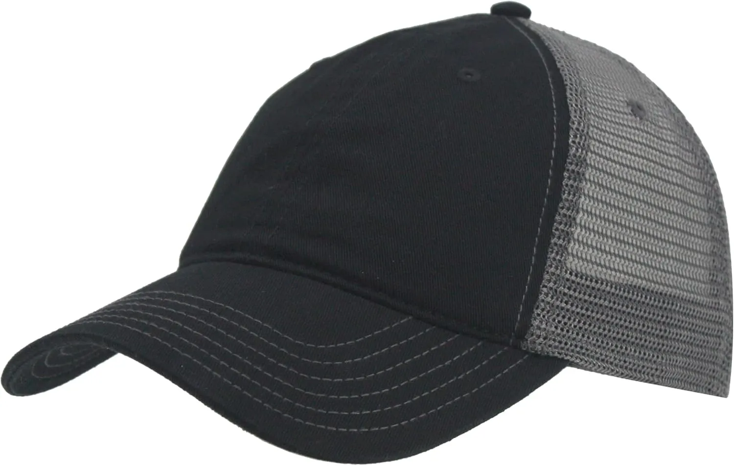 The Vintage Year Washed Cotton Unstructured Soft Mesh Adjustable Trucker Baseball Cap
