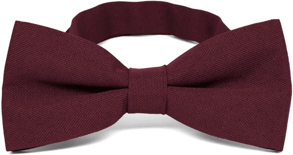 tiemart Matte Finish Pre-tied Adjustable Bow Tie