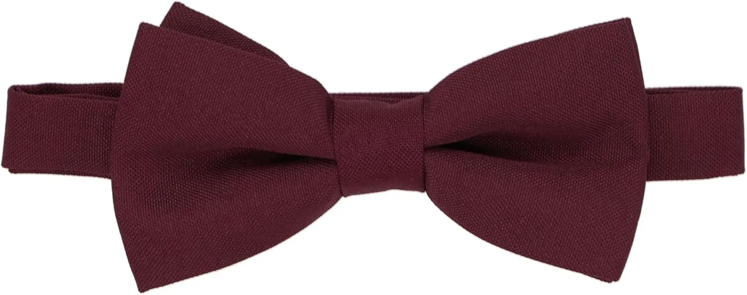 tiemart Matte Finish Pre-tied Adjustable Bow Tie